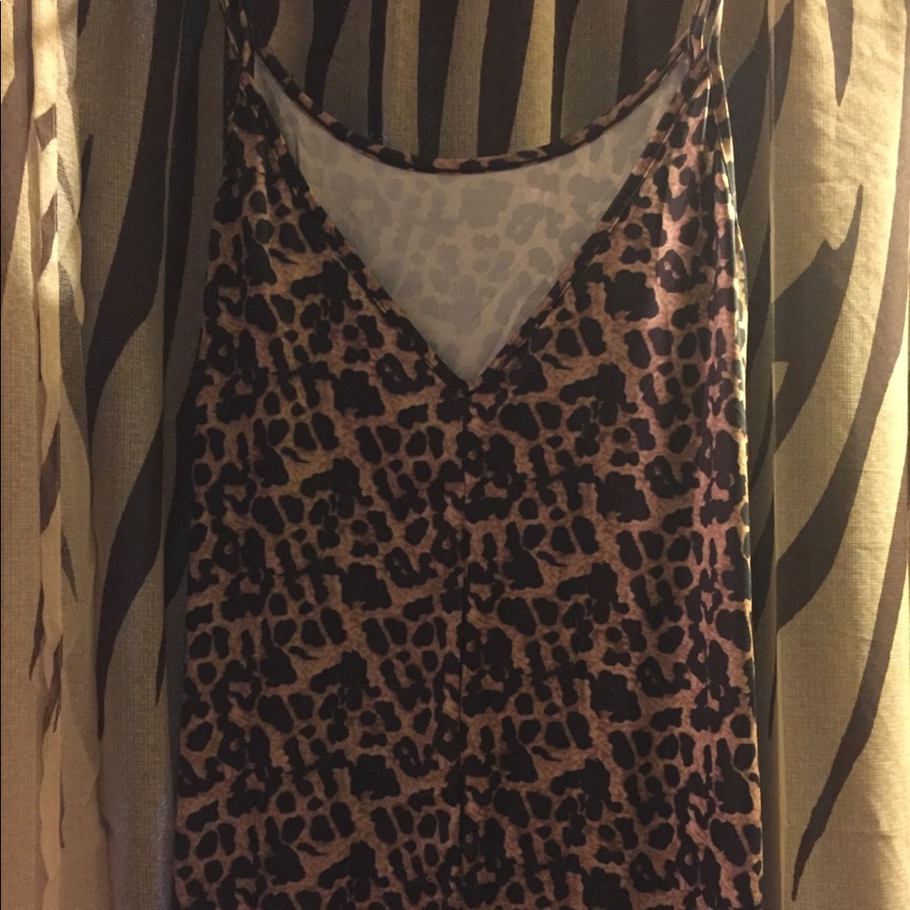 Large cheetah print sundress
